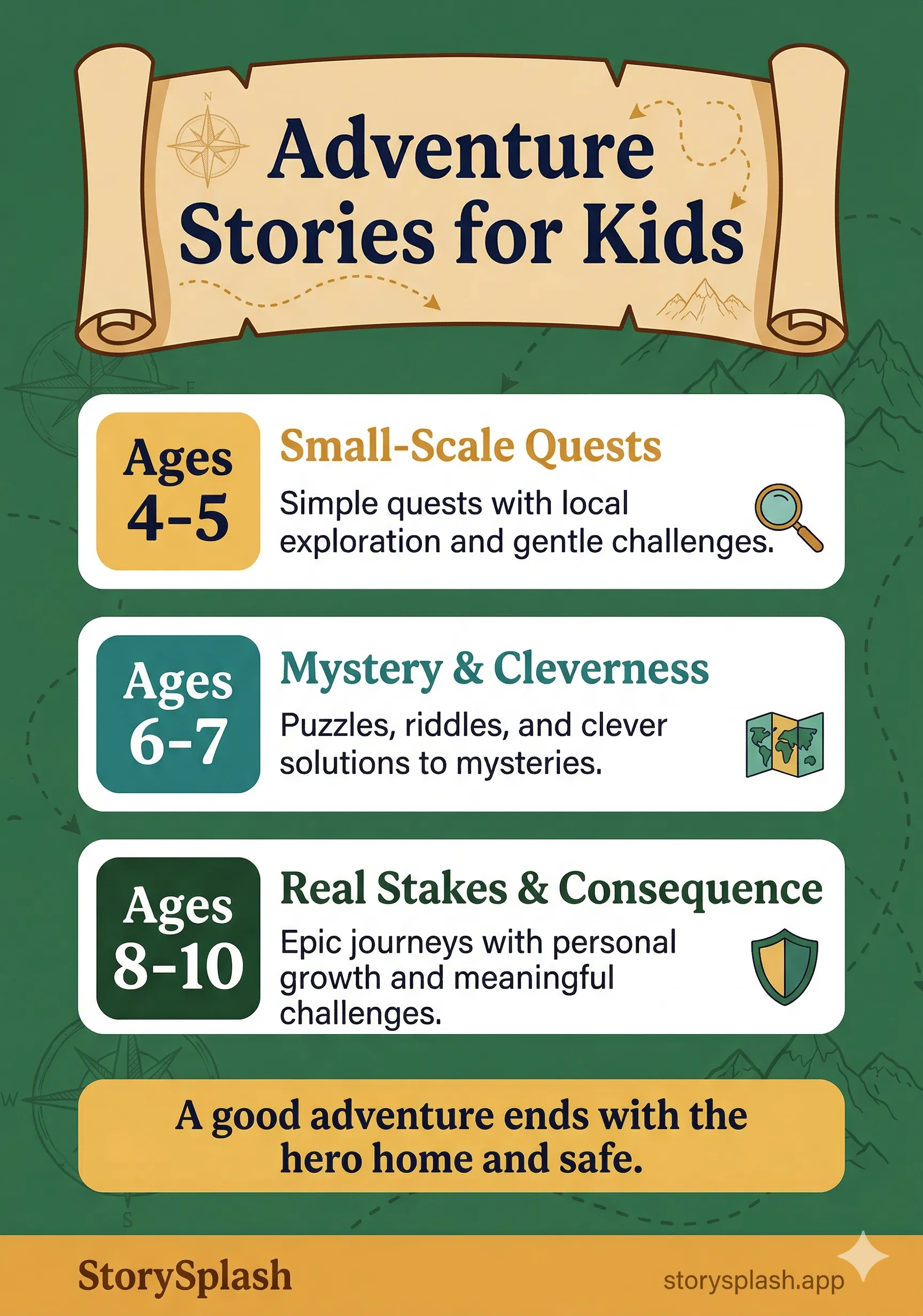 Adventure stories for kids — age-by-age guide for bedtime